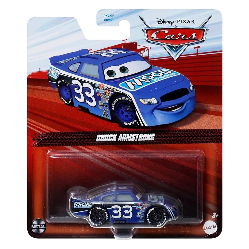 Автомобиль Cars Chuck Armstrong 1:55 DXV29/GBY23 - фото 3