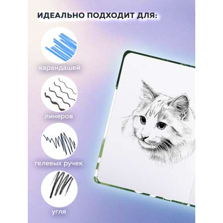 Скетчбук Brauberg Прогулка А5 80 лист.