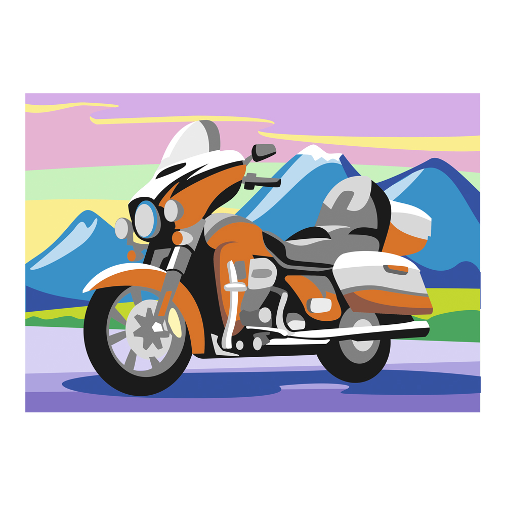 Картина по номерам LORI(колорит) Байк - фото 2