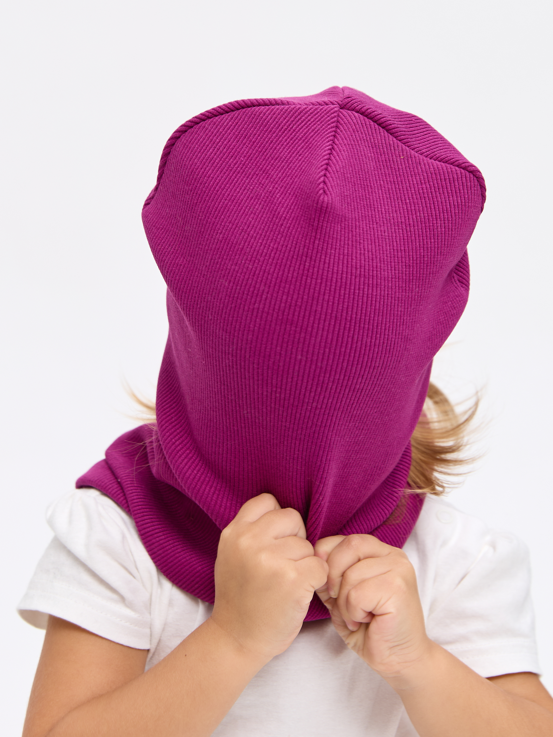 Шапка и снуд Лапушка 0258 вишневый - фото 6