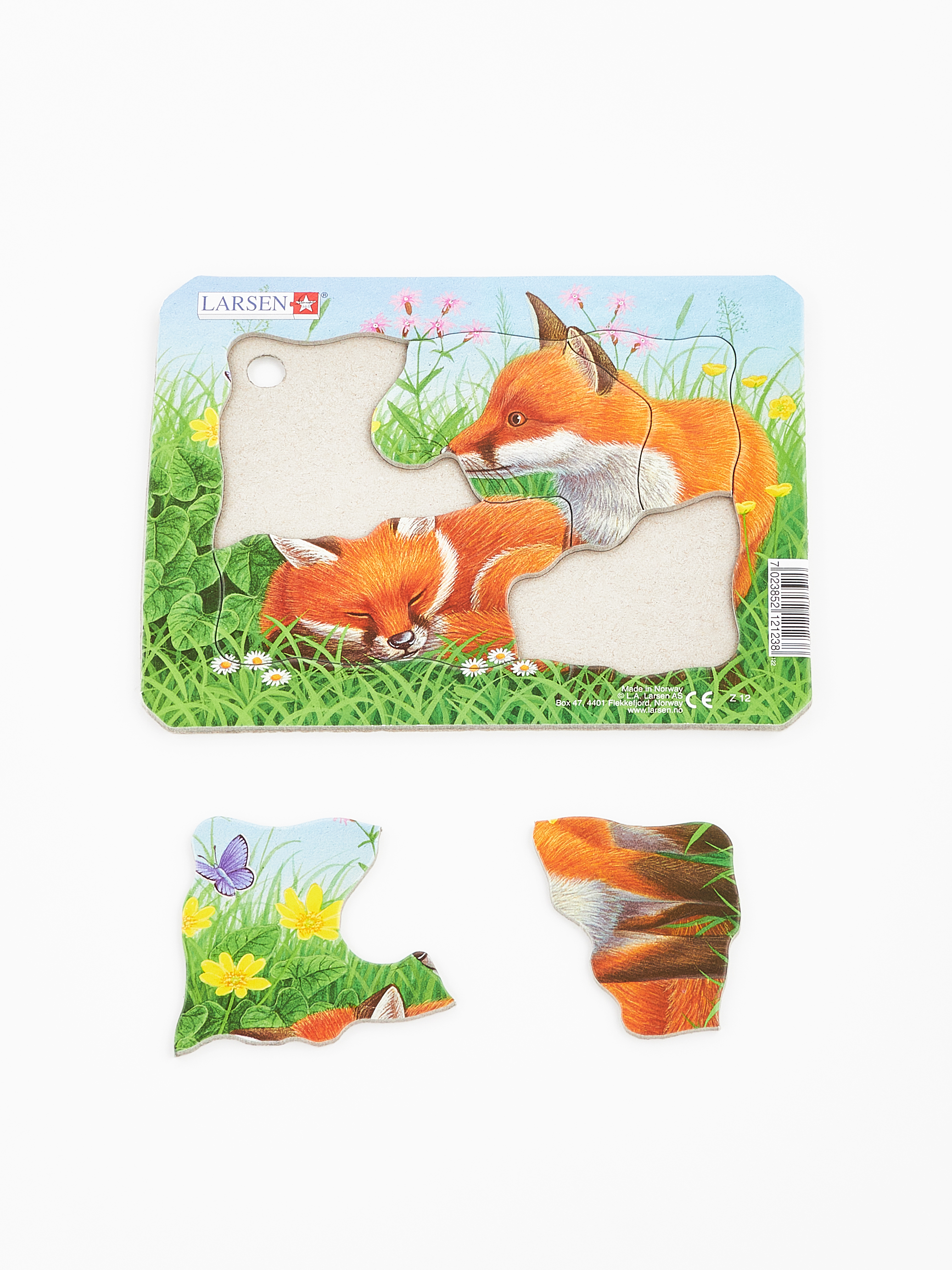 Пазл Larsen Кролик, белка, лиса, еж классический - фото 5