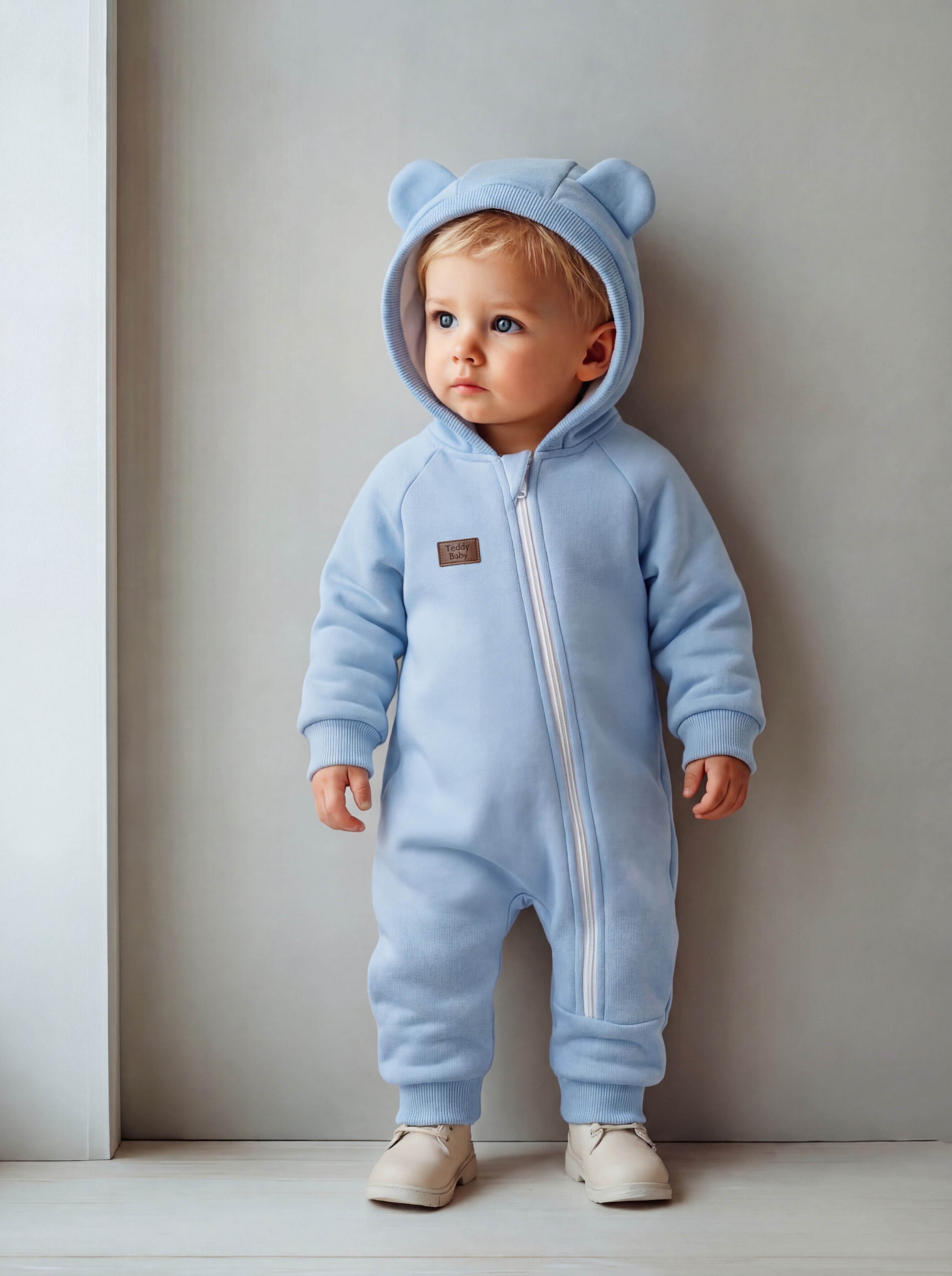 Комбинезон утепленный Stylish Baby Комб-02 голубой - фото 1