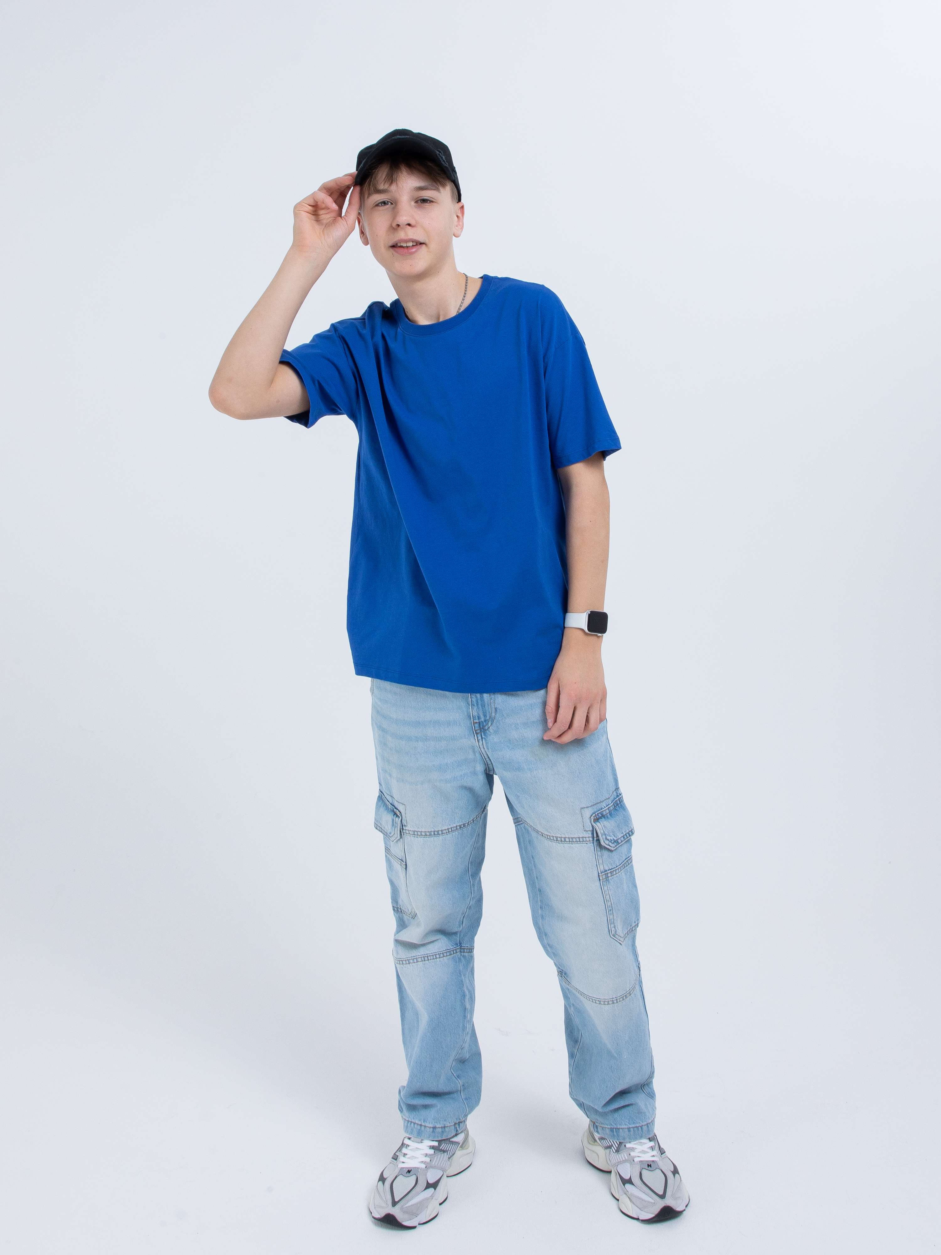 Футболка STELLA MODA 11601._электрик - фото 8