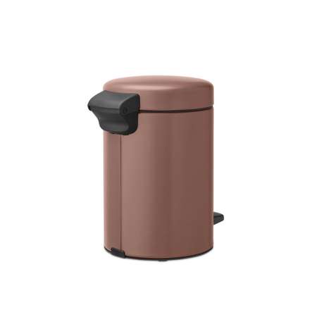 Бак мусорный Brabantia NewIcon с педалью светло-коричневый 3л 233968