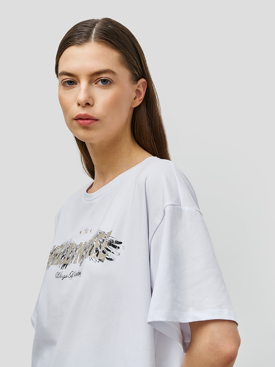 Футболка Baon B2323117/WHITE - фото 2