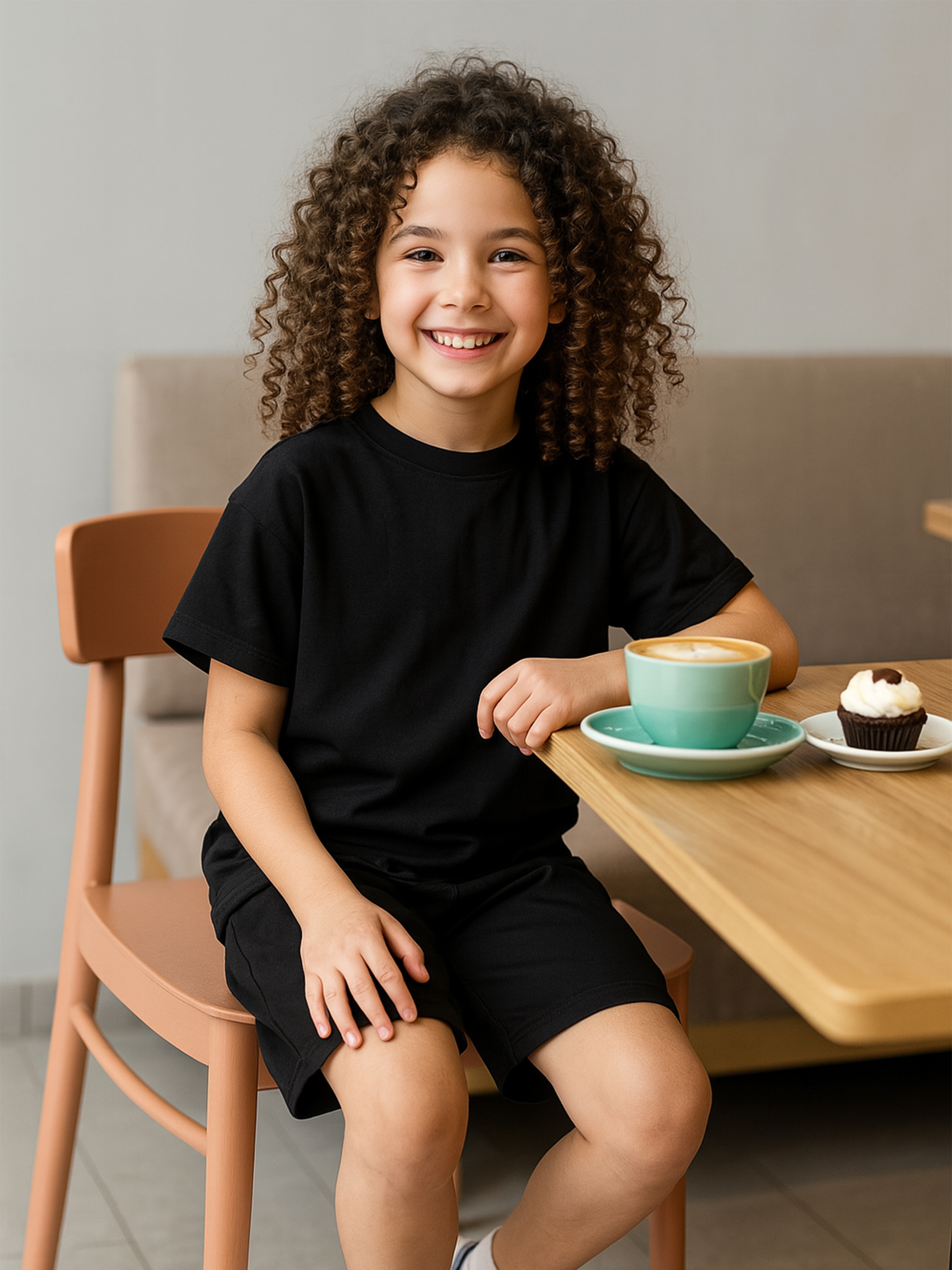 Футболка и шорты Утенок 7067 черный - фото 3