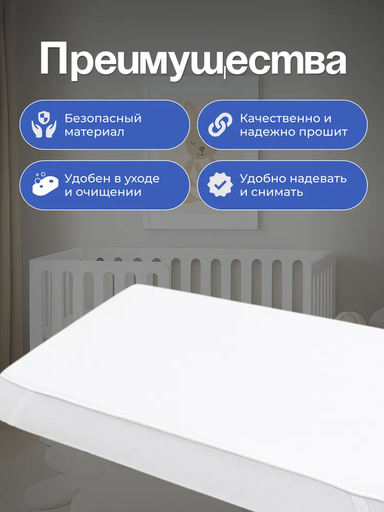 Наматрасник Бим-Бом 60х120 - фото 7