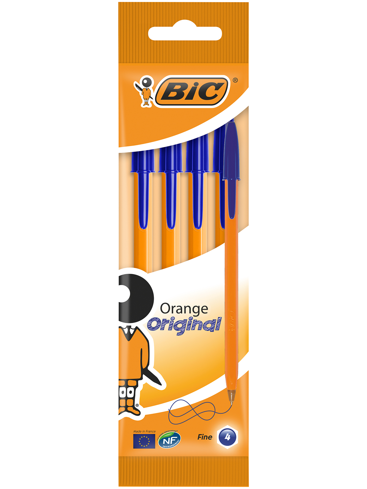 Ручка шариковая BIC 4 шт. - фото 1