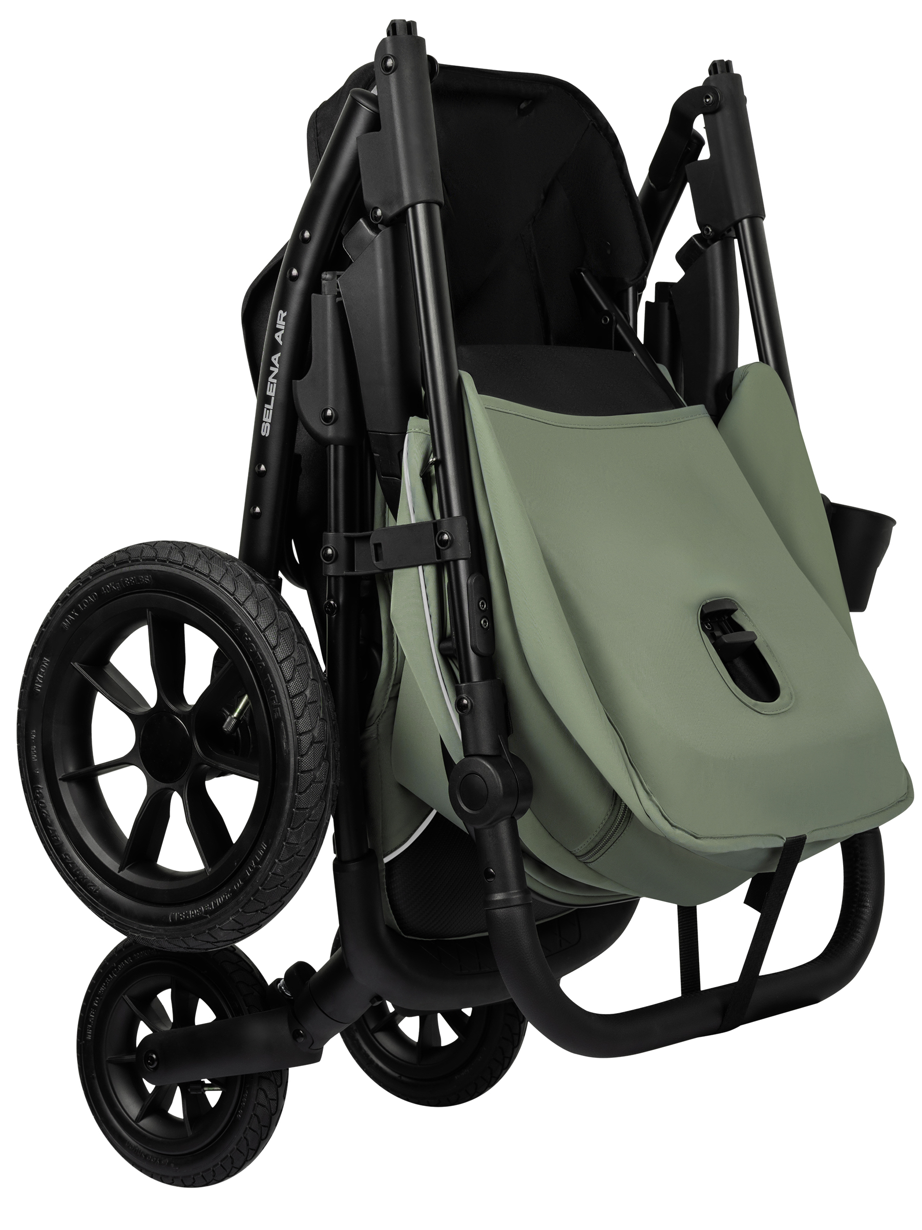 Коляска прогулочная JOVOLA Selena Air new зеленый - фото 14