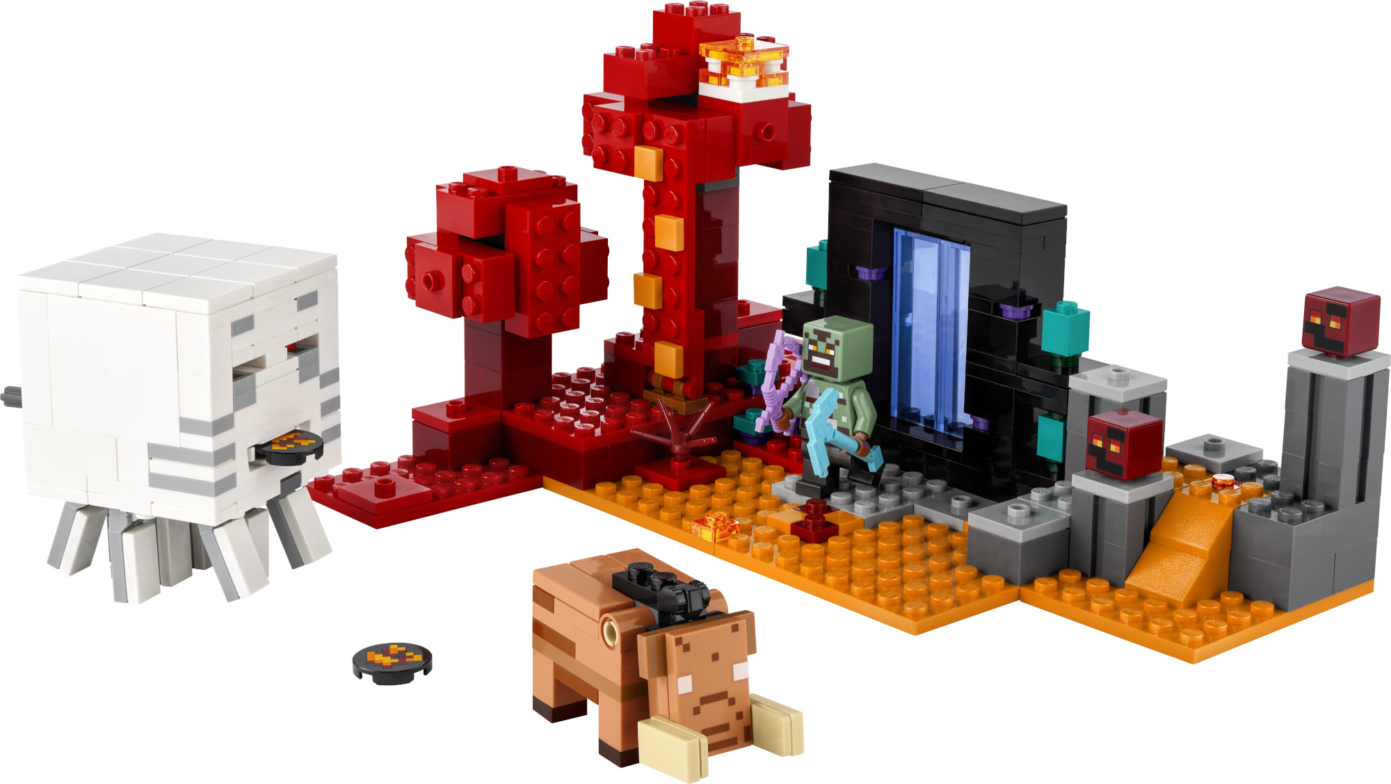Конструктор LEGO Minecraft Засада на нижнем портале 352 дет. - фото 2