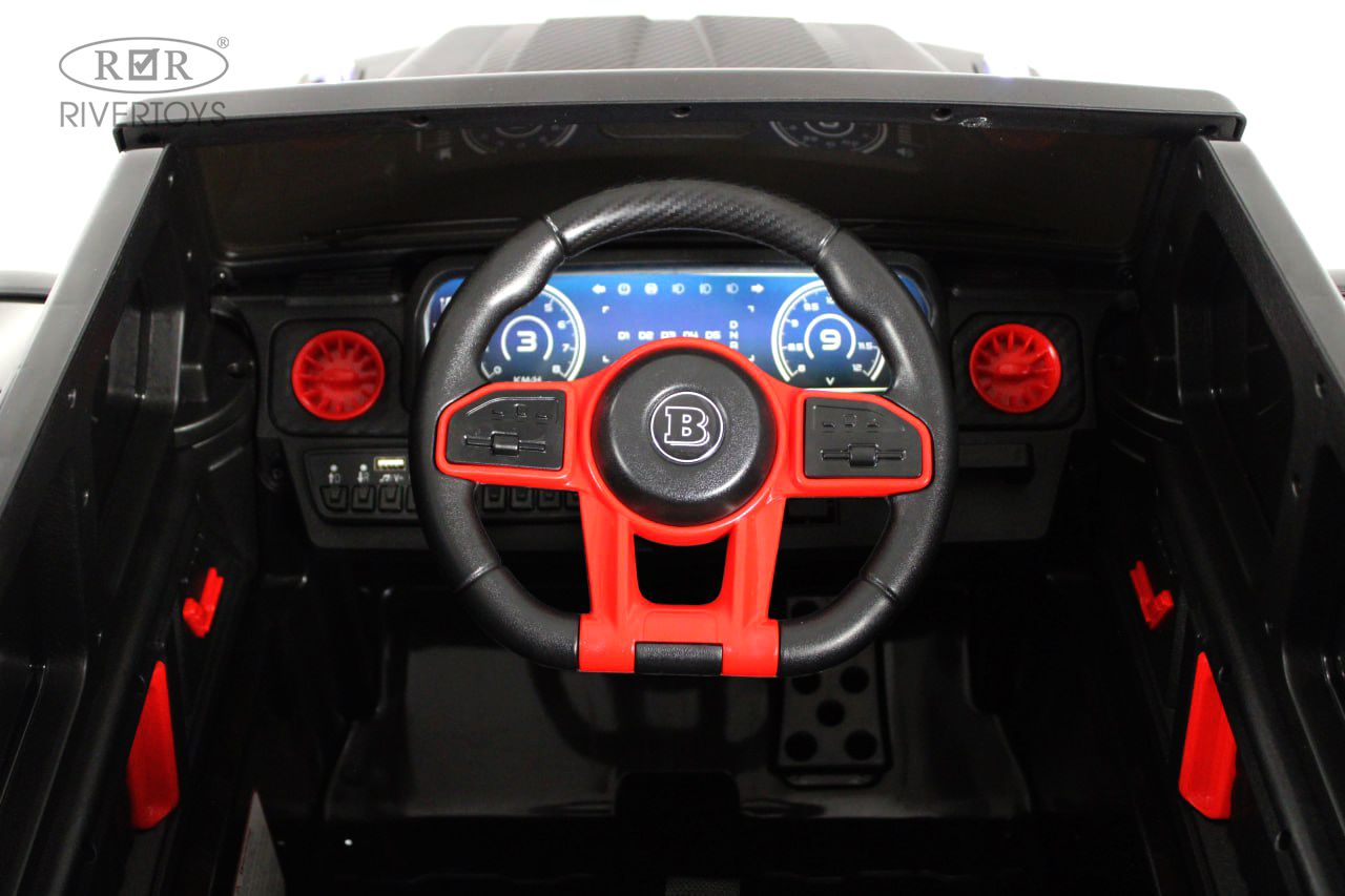 Электромобиль RIVERTOYS Mercedes Z999ZZ-BLACK С пультом ДУ - фото 8