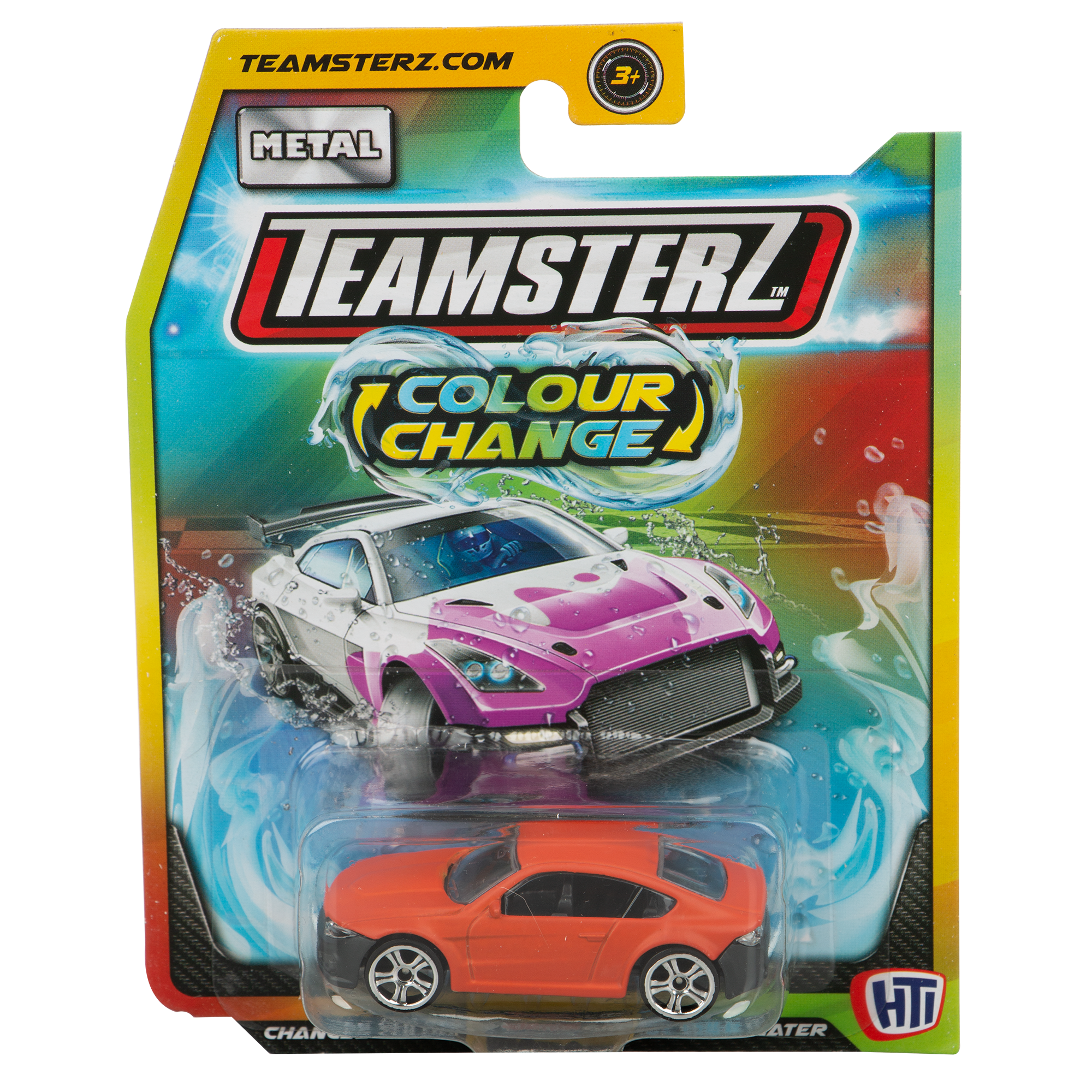 Автомобиль HTI Teamsterz меняющий цвет 8см 1417294_9 - фото 1