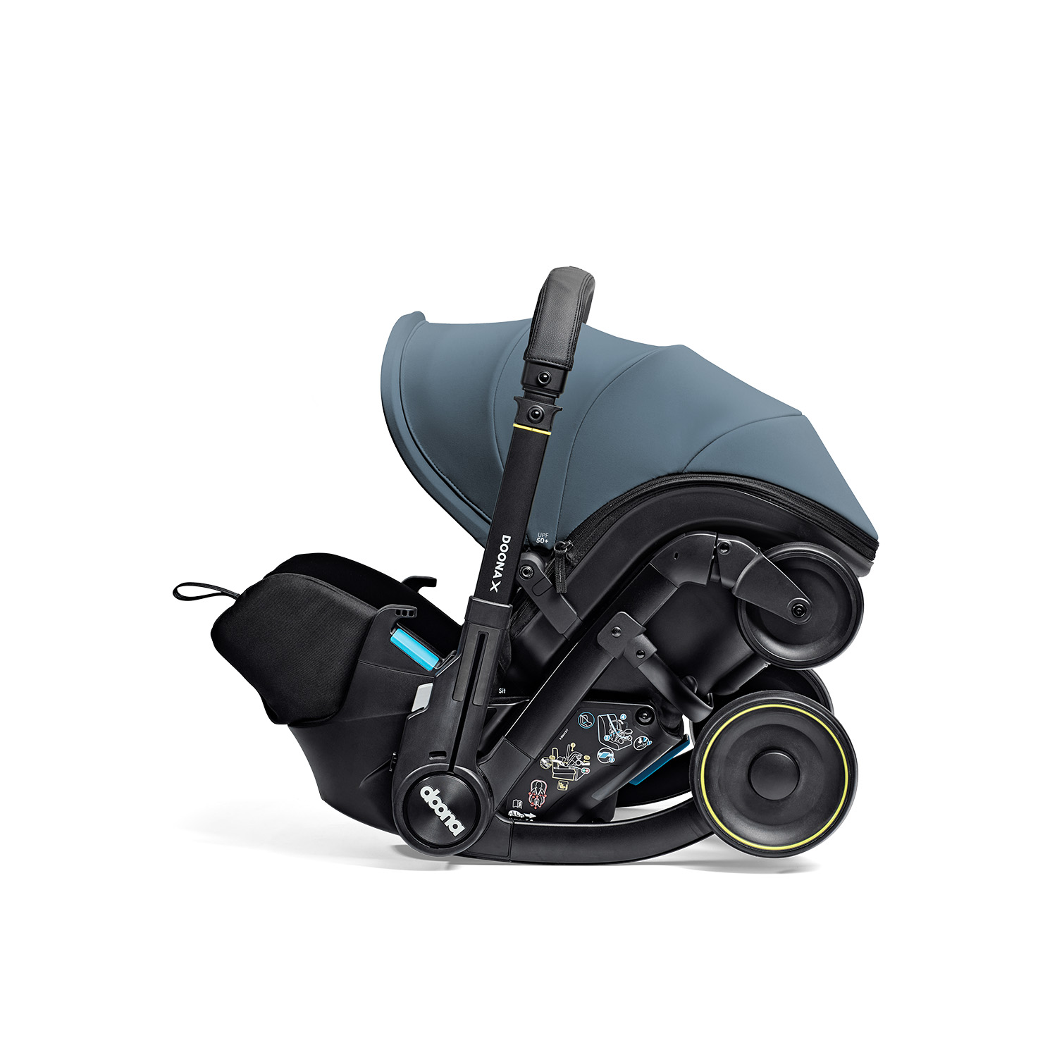 Автокресло Doona X Ocean Blue Isofix 0 (0 -13 кг) - фото 22