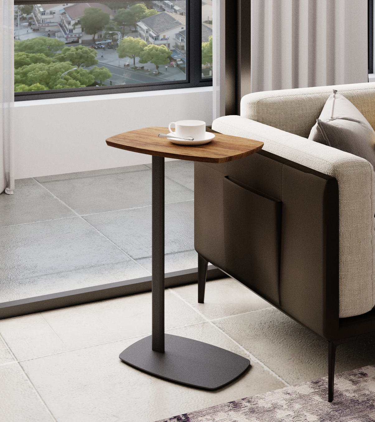 Изображение товара Стол придиванный SLINE Дей дуб американский