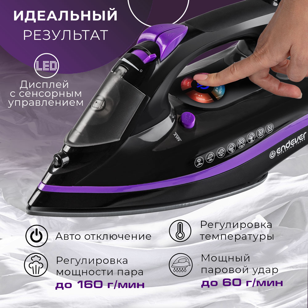 Электрический утюг ENDEVER DELTA-230 - фото 4