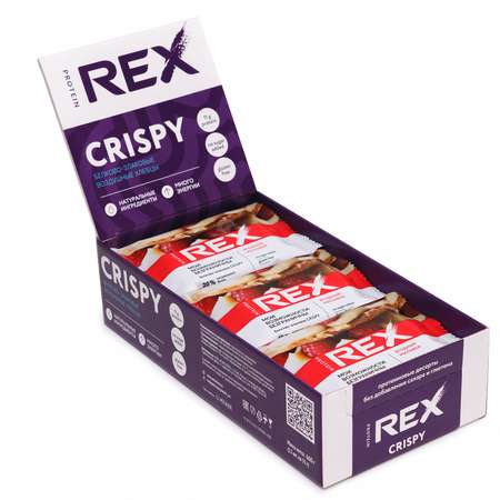 Протеиновое печенье ProteinRex Crispy ягодный мильфей 12шт