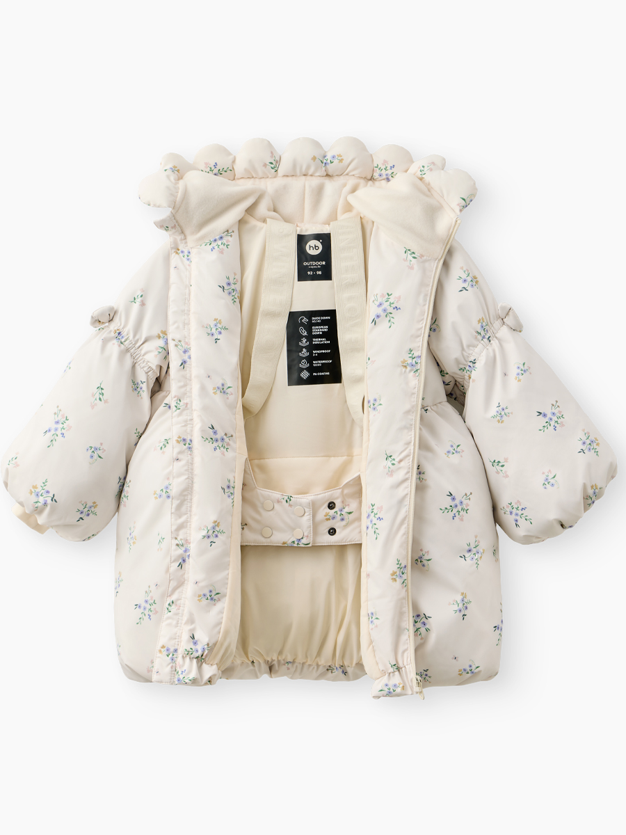 Пуховик Happy Baby 89168-1_milky - фото 4