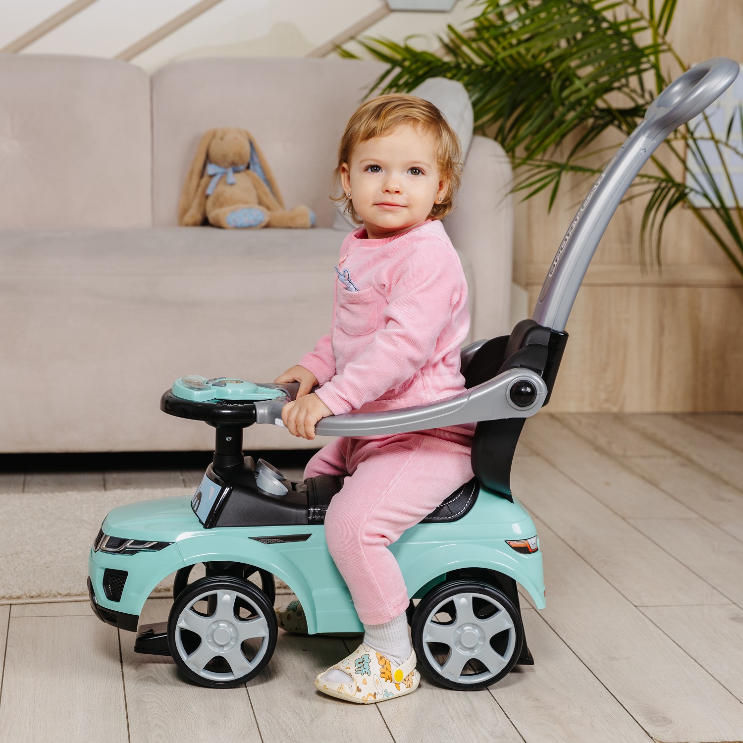 Пушкар BabyCare Sport car с ручкой - фото 14