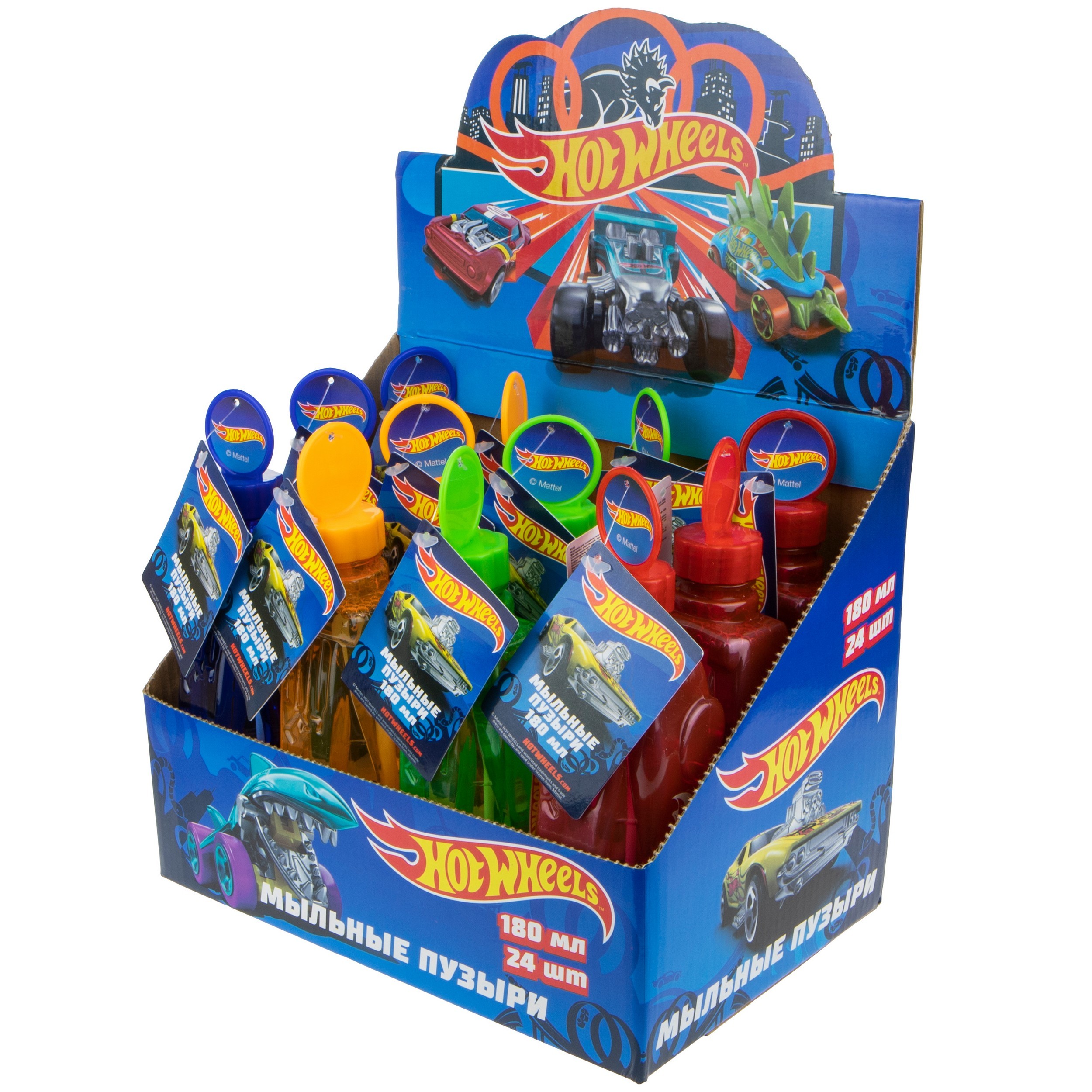 Мыльные пузыри 1TOY Hot Wheels в ассортименте - фото 4