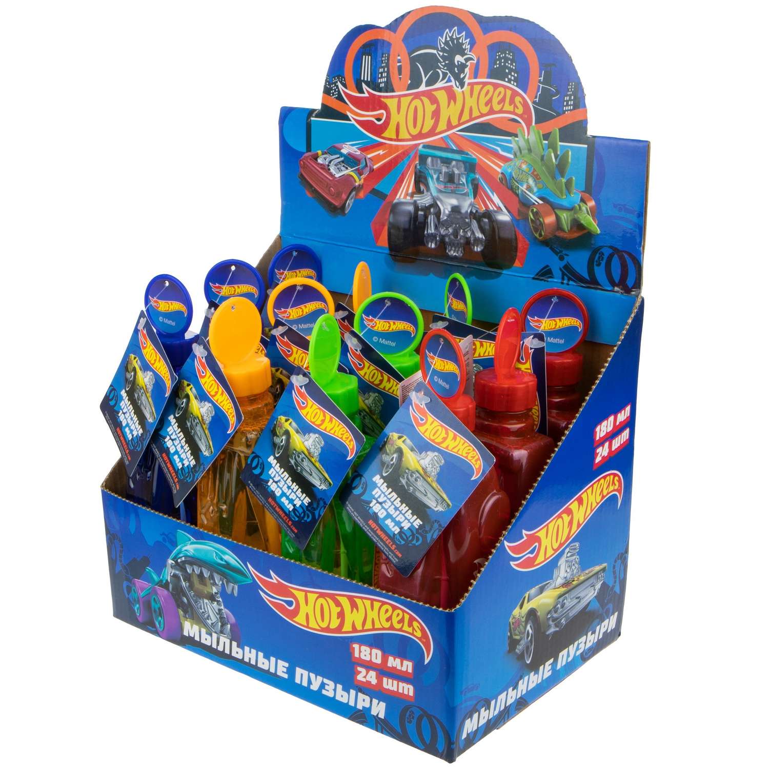Мыльные пузыри 1TOY Hot Wheels в ассортименте - фото 4