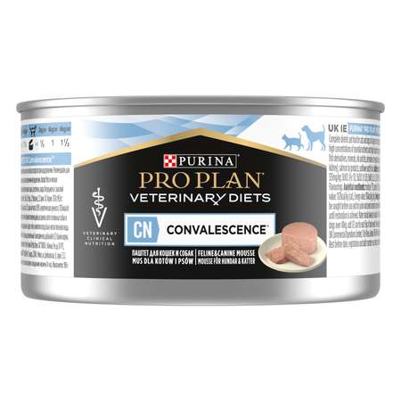 Корм для кошек и собак Purina Pro Plan Veterinary diets 195г CN st/ox convalescence при выздоровлении влажный