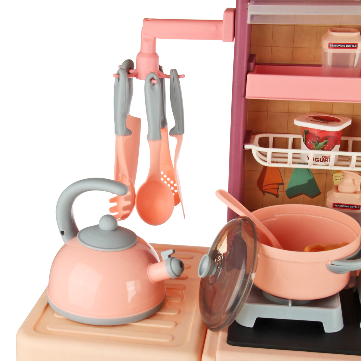 Игрушечная кухня Veld Co с аксессуарами: 54 шт. - фото 8