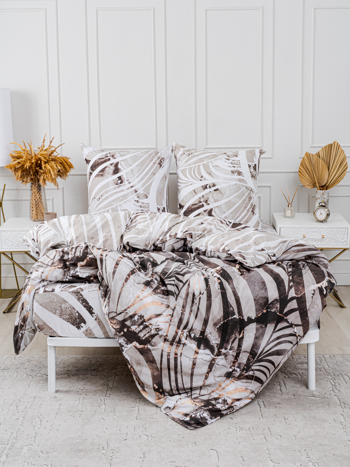 Комплект постельного белья LOVEBERRY Абстракция двуспальный 4 предм. - фото 3