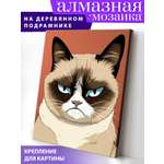 Алмазная мозаика Art on Canvas Сердитый кот в ассортименте