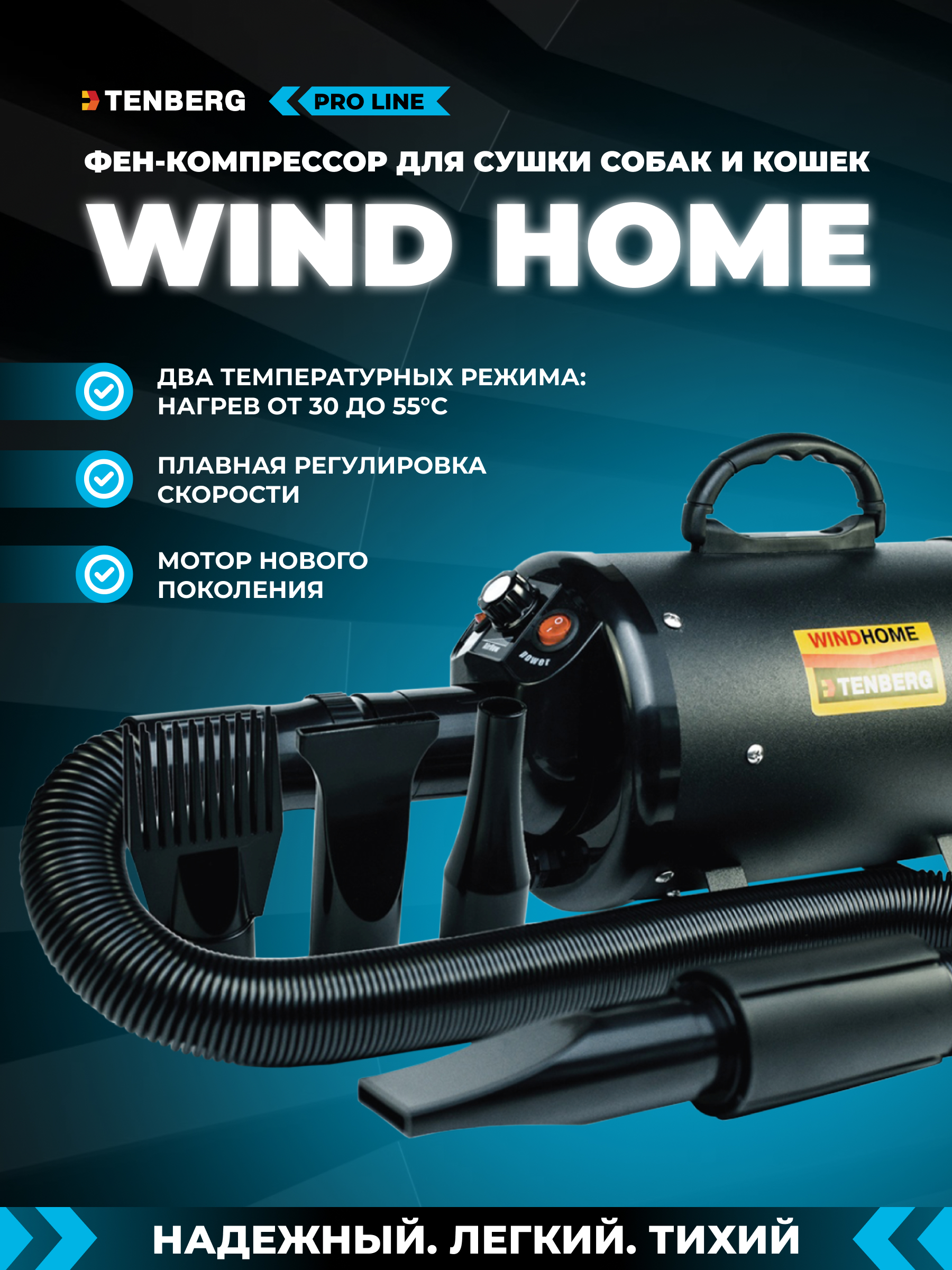 Фен-компрессор TENBERG Wind Home - фото 1