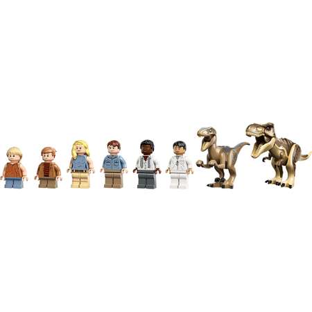 Конструктор LEGO Jurassic World Visitor Center T-Rex Raptor блочный