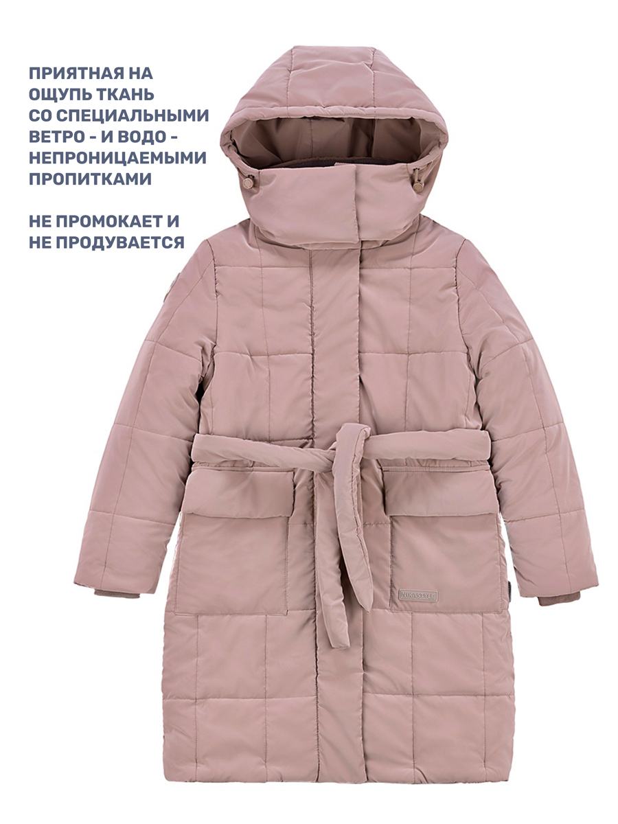 Пальто NIKASTYLE 6з9024 какао - фото 8
