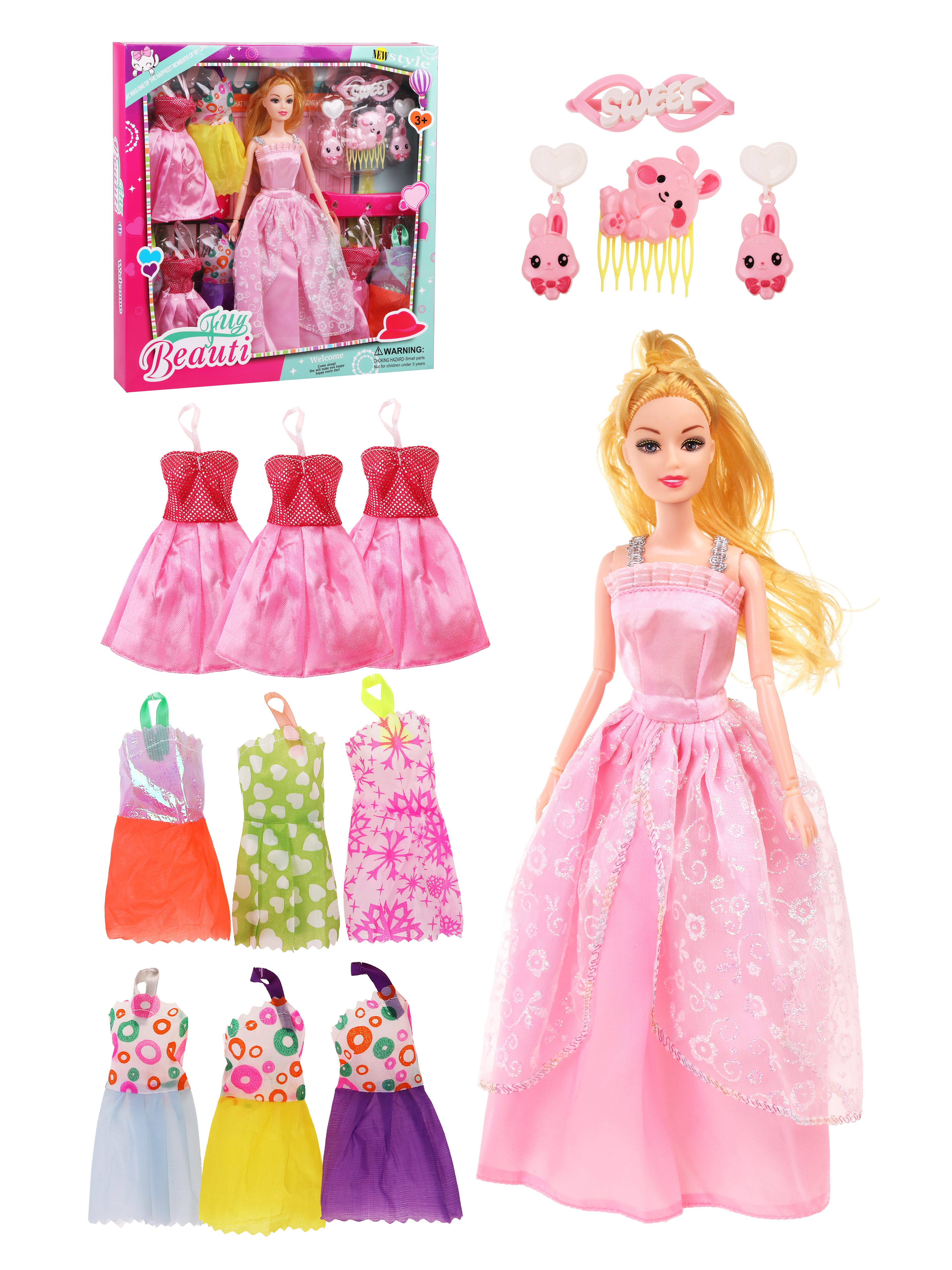 Кукла модельная Наша Игрушка Гардероб 803926 - фото 1