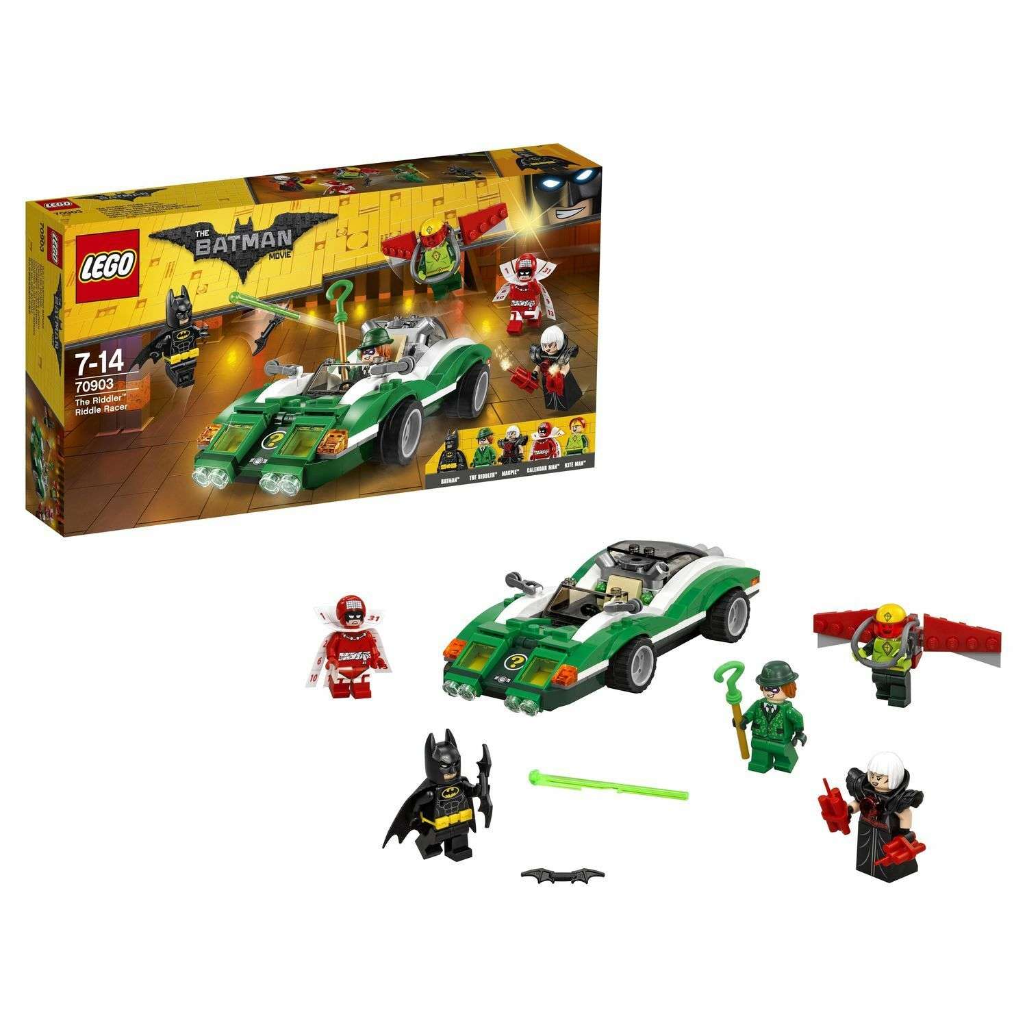 Конструктор LEGO Batman Movie Автомобиль Загадочника блочный - фото 1