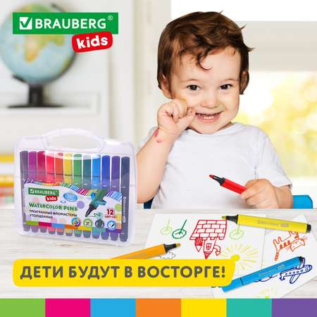 Фломастеры Brauberg 12 цв.