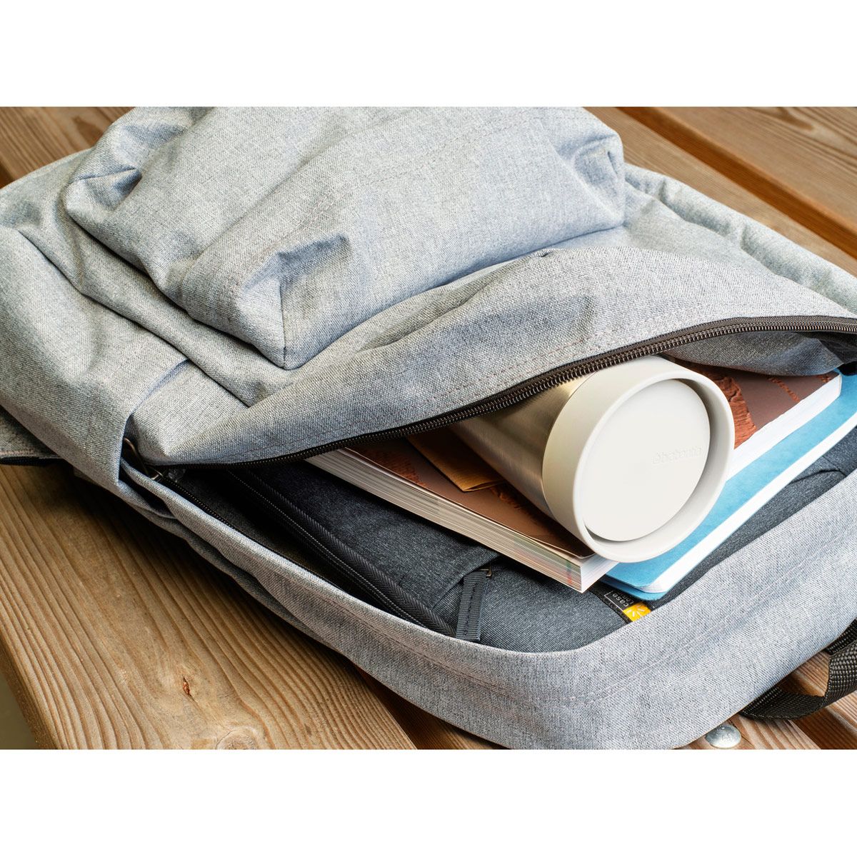 Термокружка Brabantia Make&Take 200мл светло-серый 228742 - фото 9