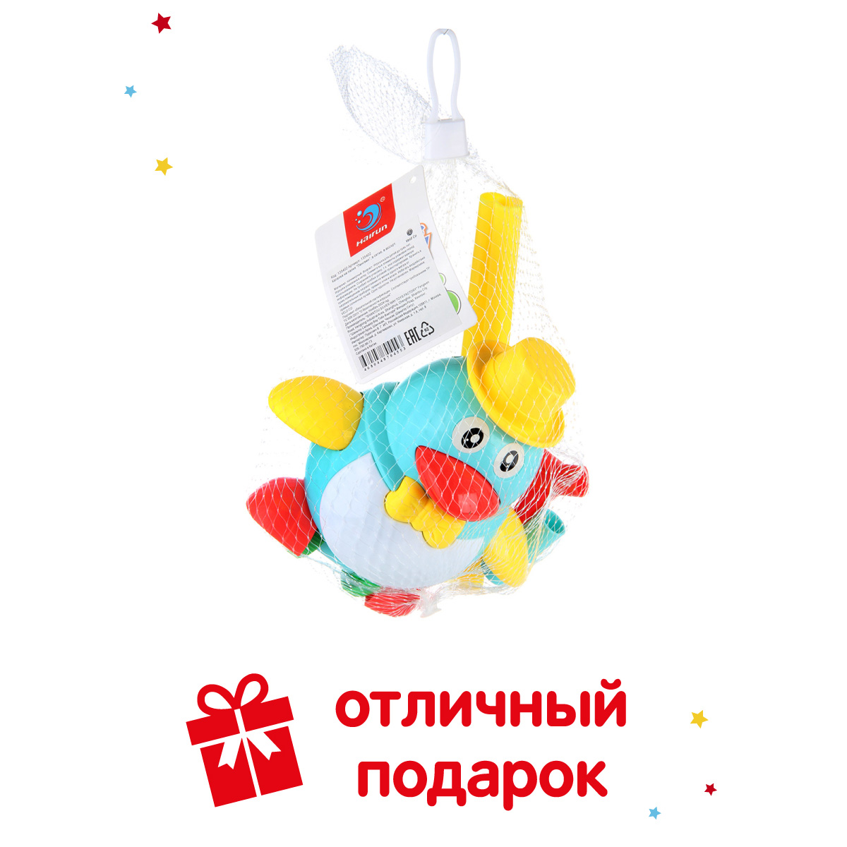 Каталка Veld Co Пингвин с ручкой - фото 5