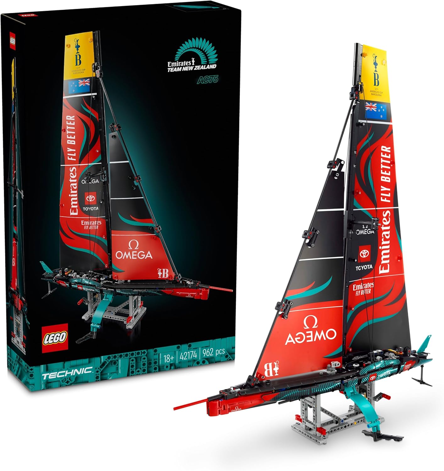 Конструктор LEGO Technic Emirates Team New Zealand 962 дет. - фото 1