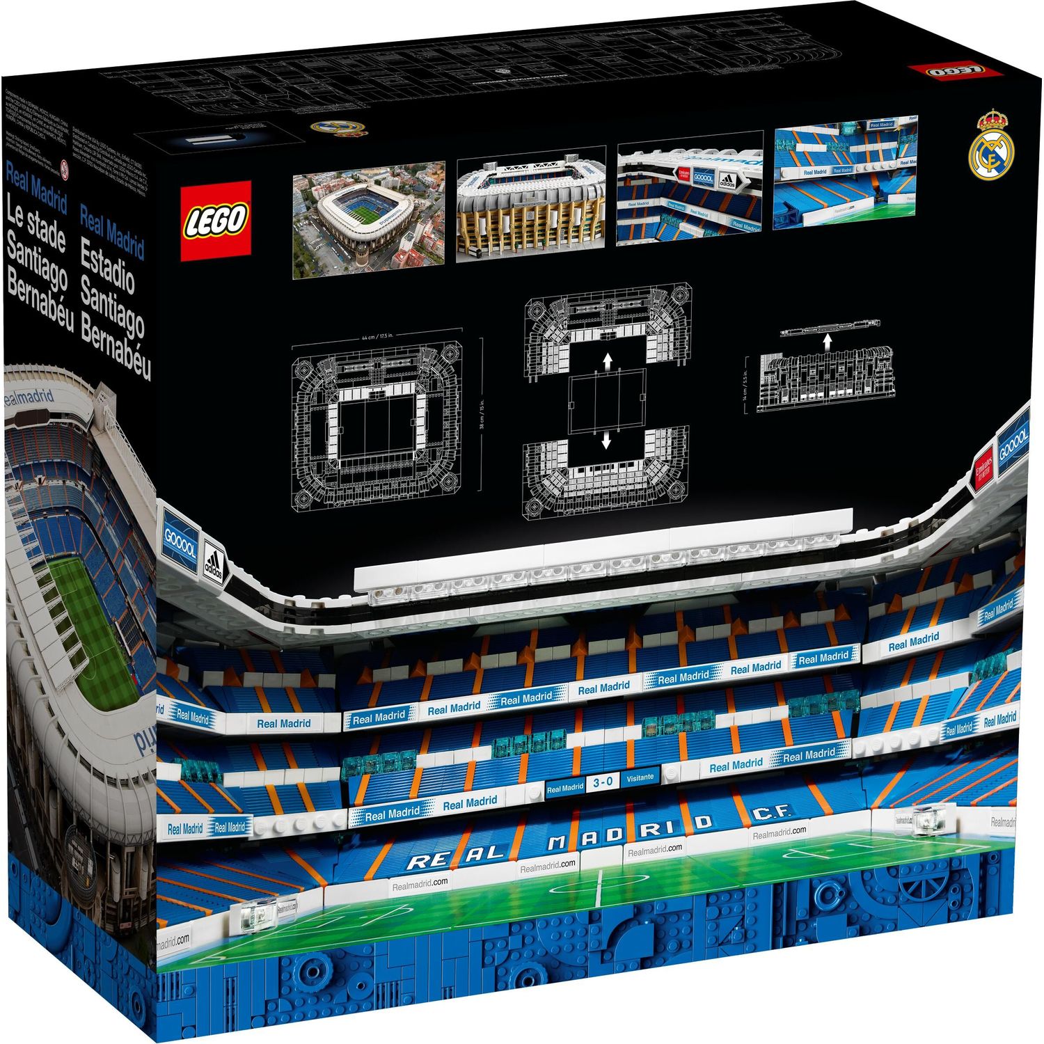 Конструктор LEGO Icons Стадион Сантьяго Бернабеу блочный - фото 8