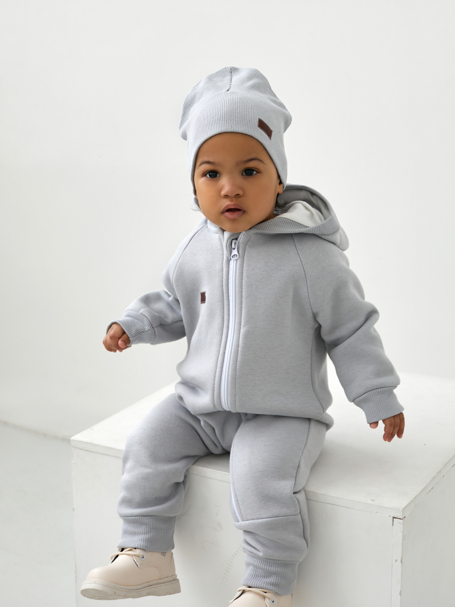 Комбинезон Stylish Baby Комб-02 серый - фото 1