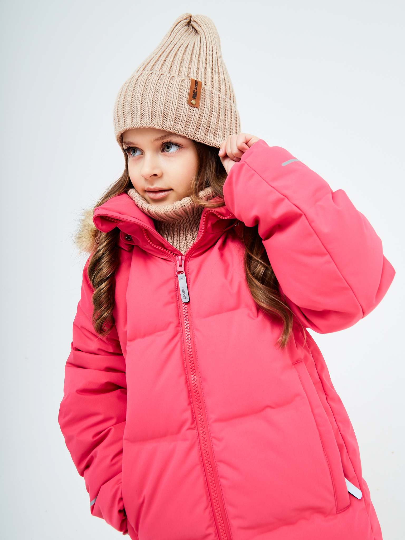 Шапка и снуд NYCkids NYC-H-56-zaviazki-beige - фото 15