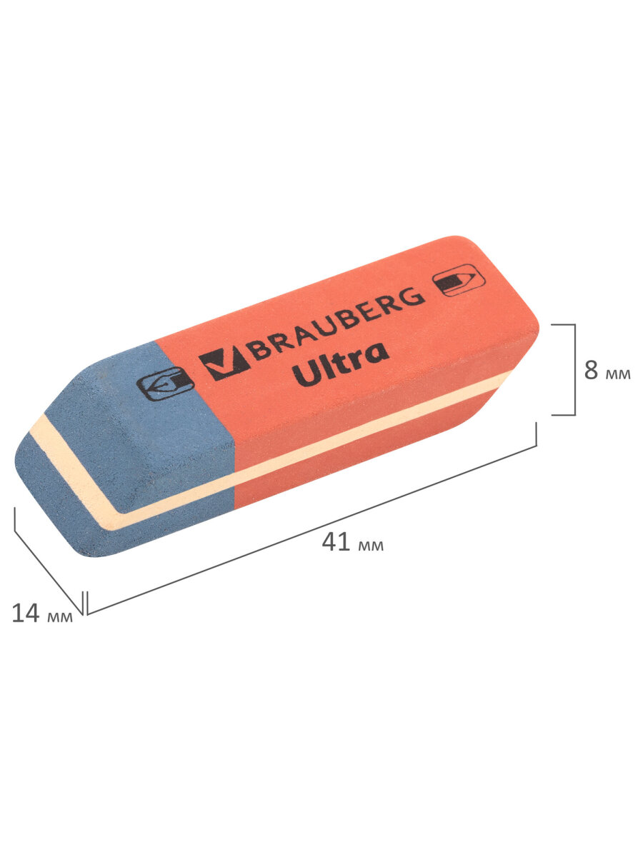 Ластик Brauberg 6 шт. - фото 9
