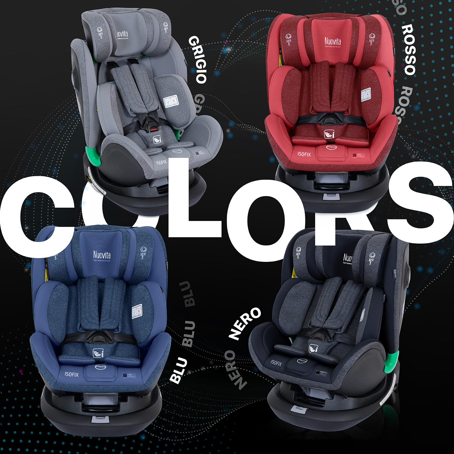 Автокресло Nuovita Isofix 0+/1/2/3 (0-36 кг) бежевый - фото 12