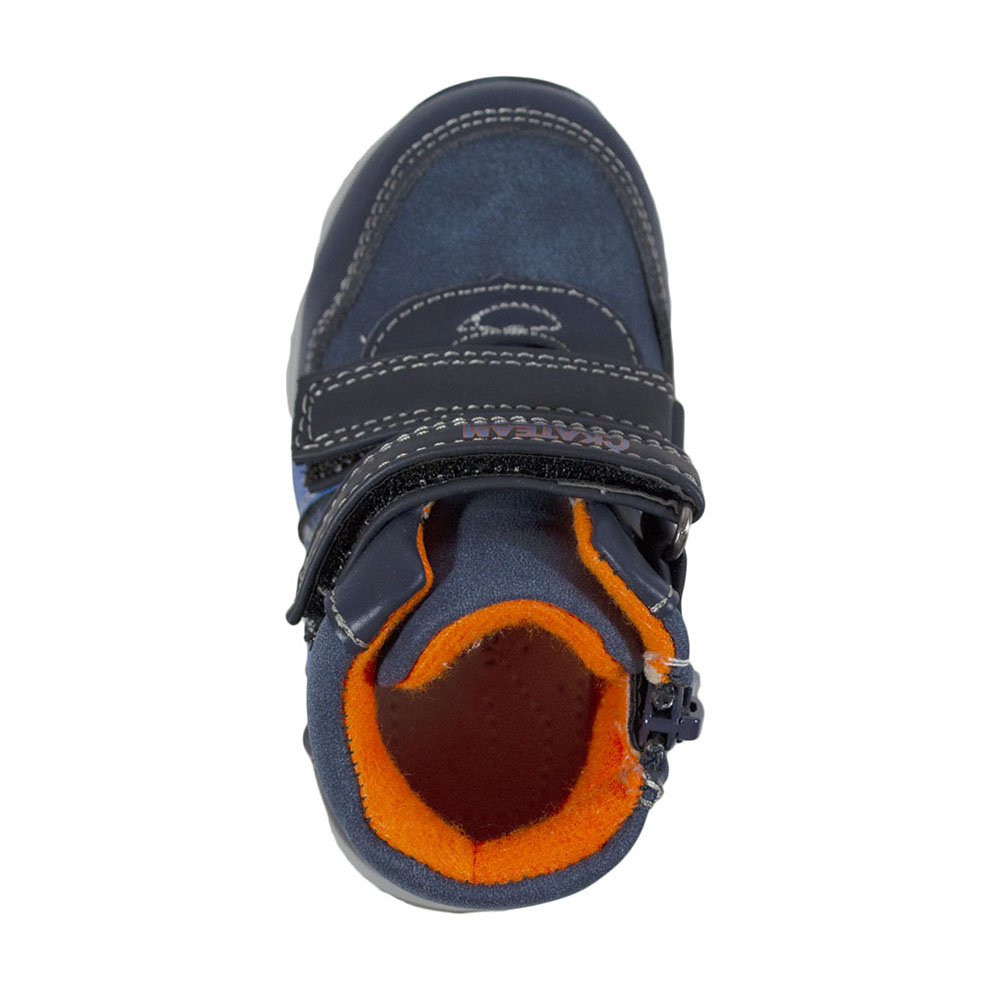 Ботинки Europen R806216102-SV EUROPEN Ботинки для мальчика,темно-синий кожа - фото 3