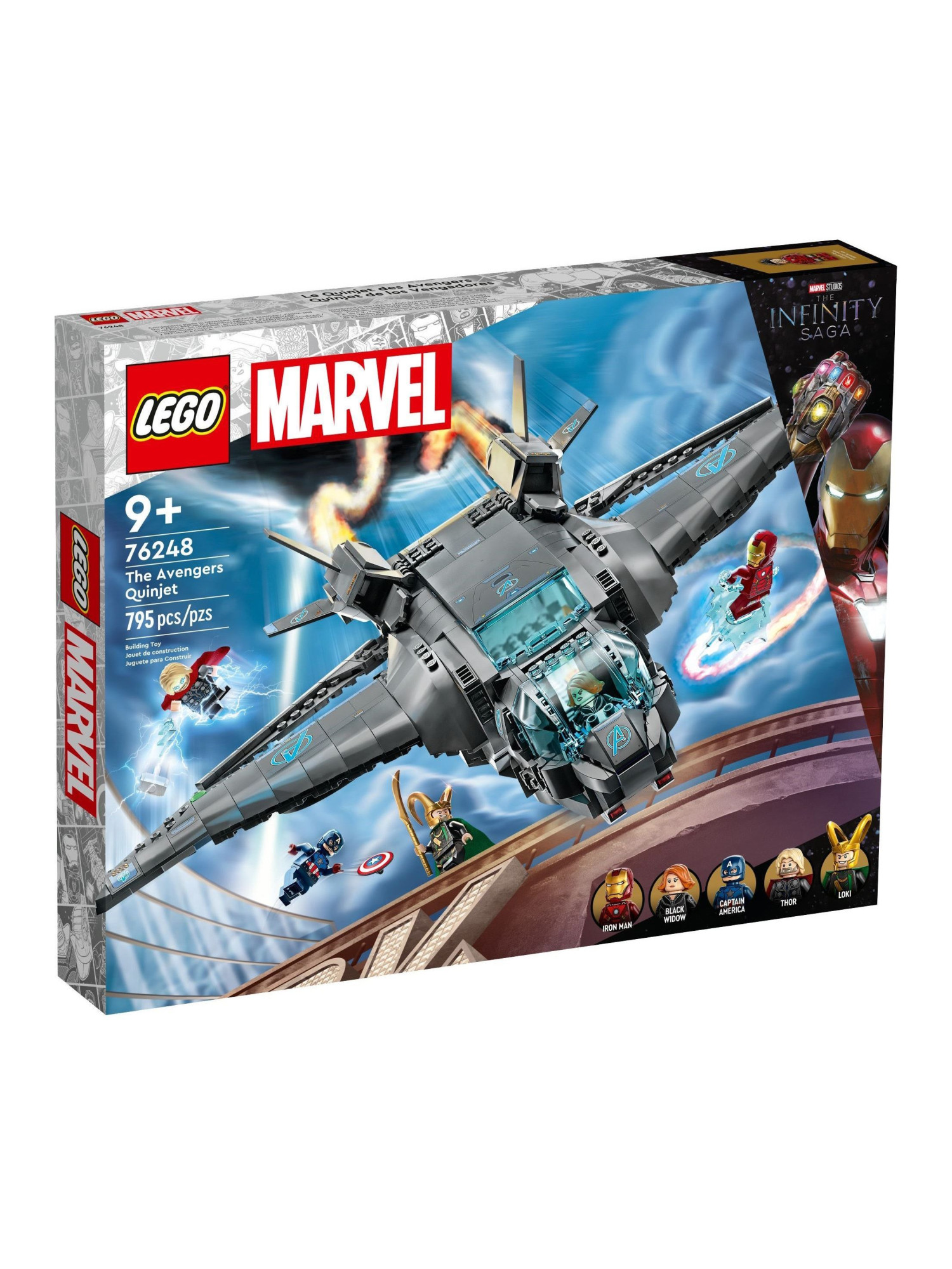 Конструктор LEGO Marvel Super Heroes Квинджет Мстителей 795 дет. - фото 1