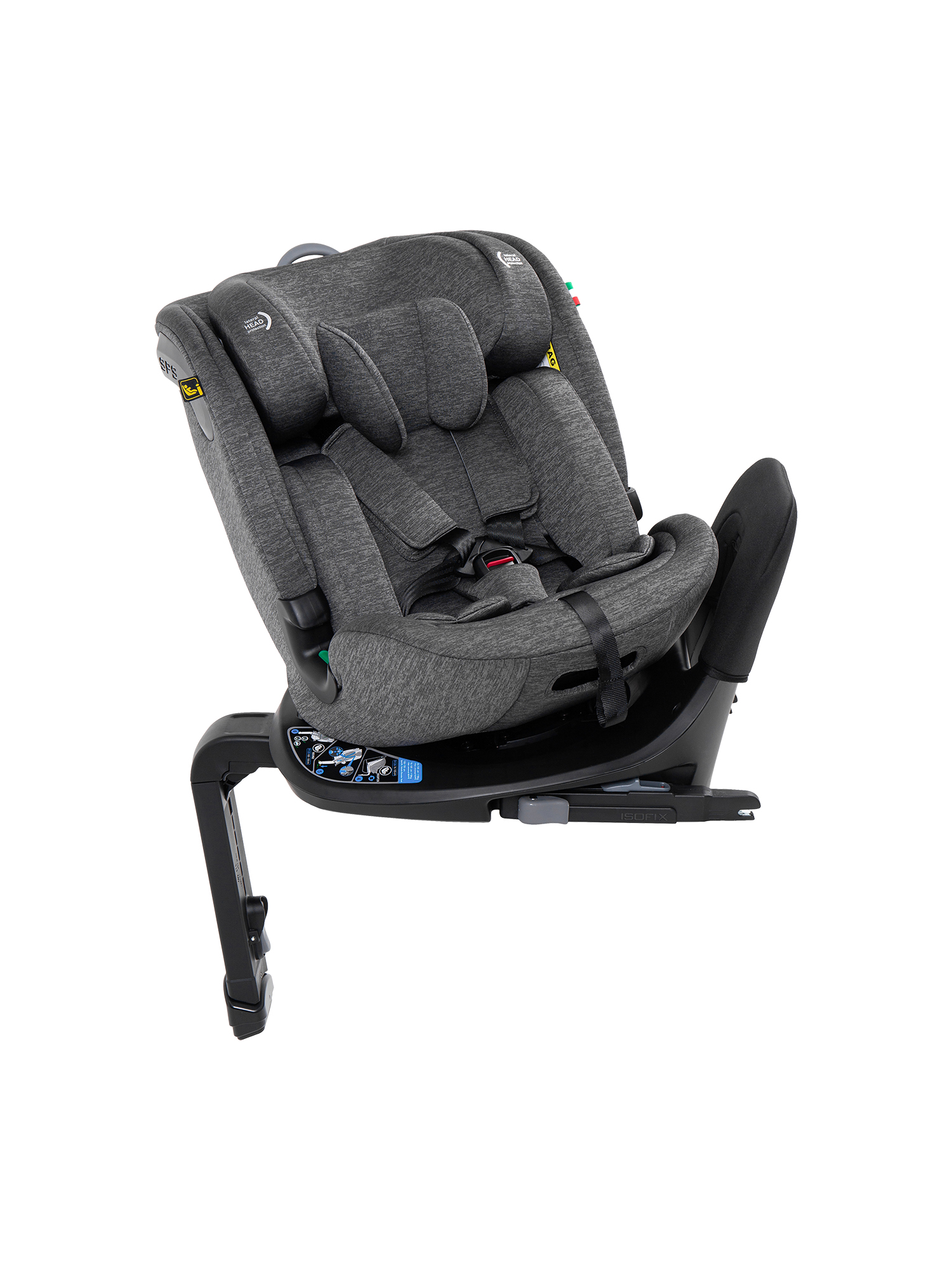Автокресло Sweet Baby Voyager P12 Pro Grey Isofix 0+/1/2/3 (0-36 кг) серый - фото 18