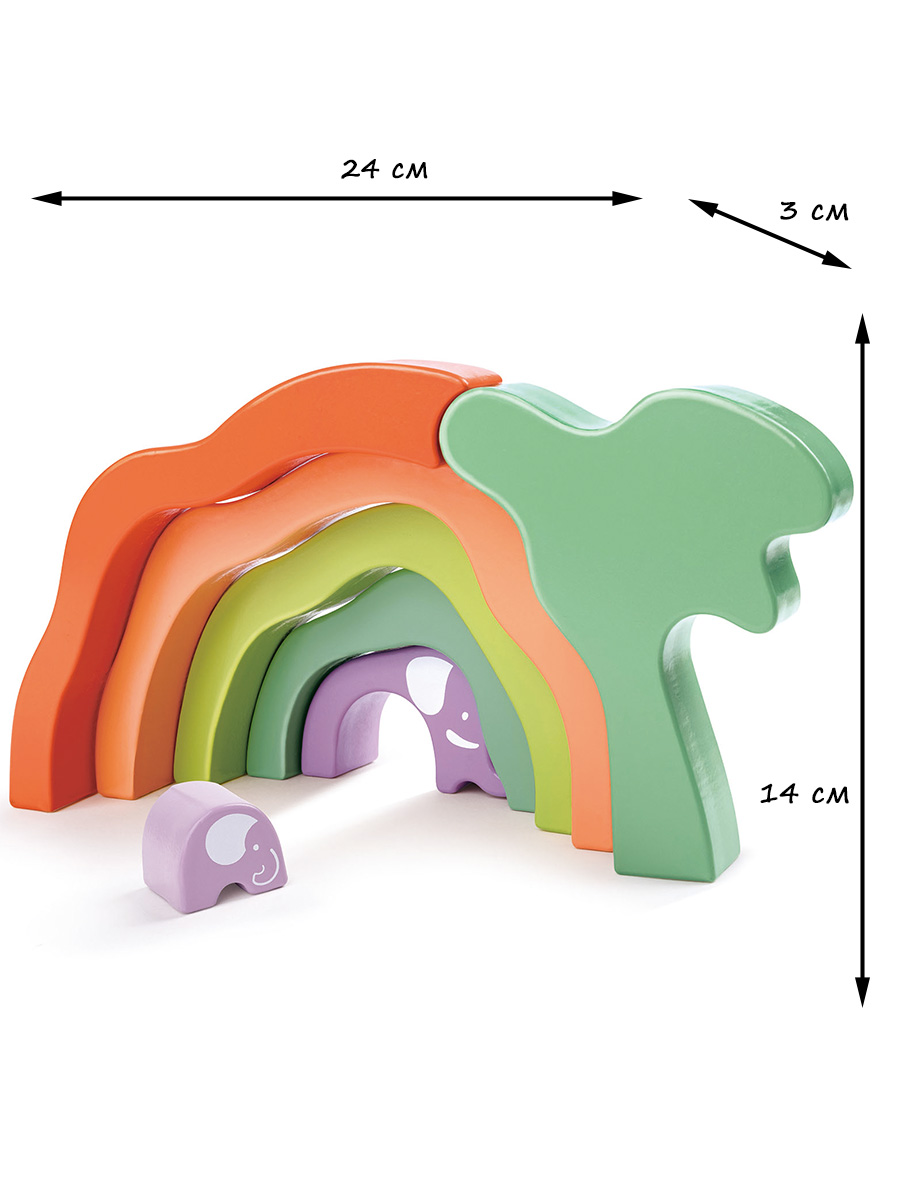 Игрушка Hape пирамидка - фото 4