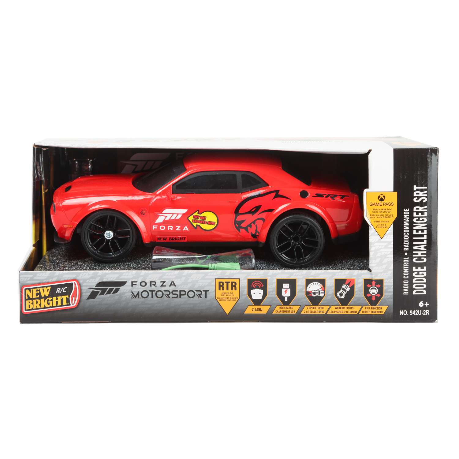 Автомобиль РУ New Bright Dodge 1:16 - фото 2