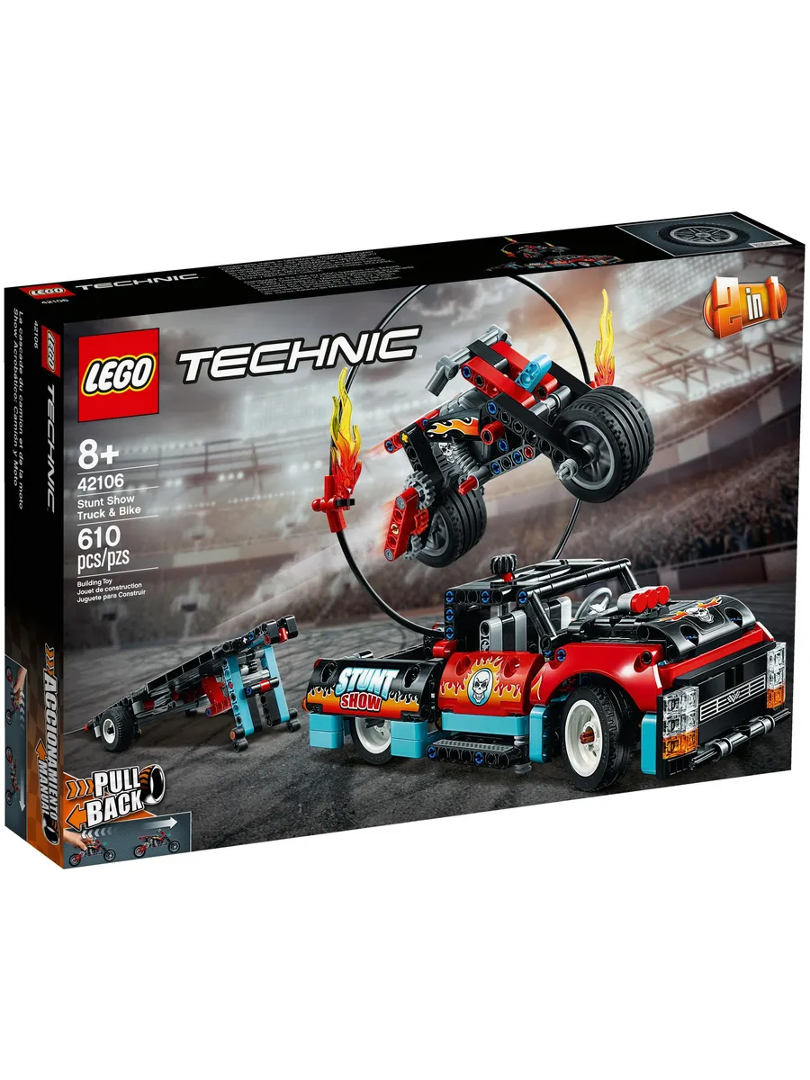 Конструктор LEGO Technic Трюковое Шоу С Грузовиком 610 дет. - фото 1