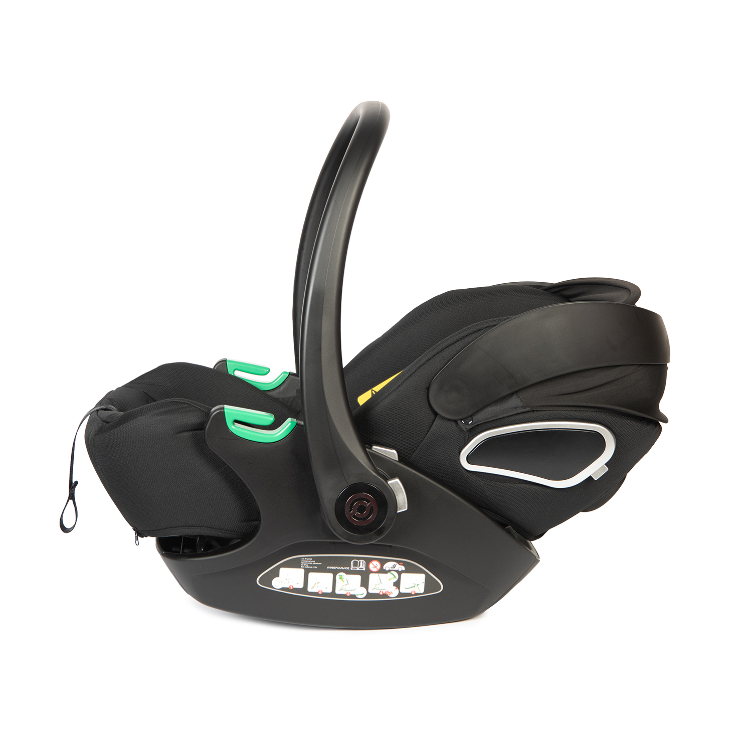 Автокресло Olsson B-Safe Black 0+/1 (0-18 кг) - фото 17