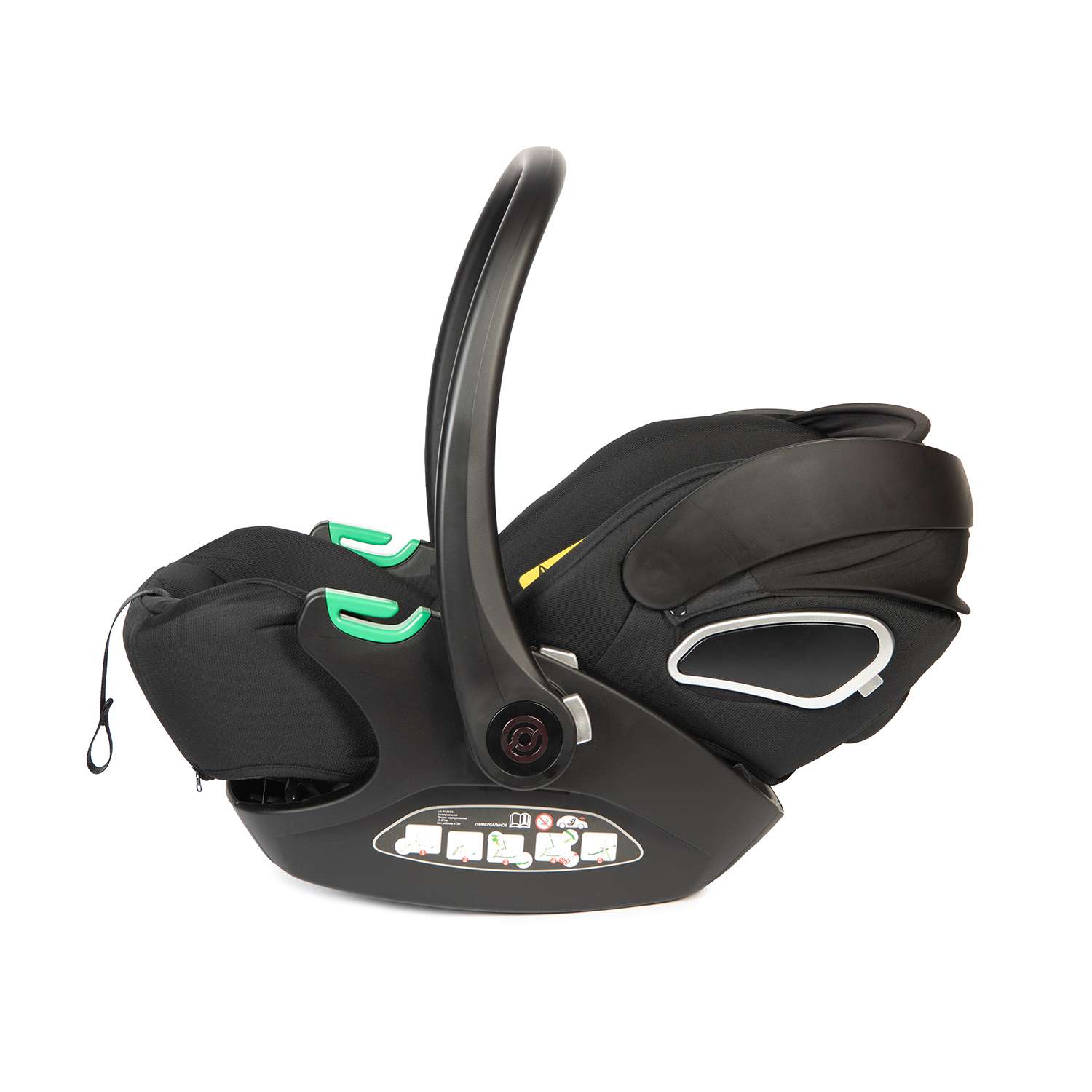 Автокресло Olsson B-Safe Black 0+/1 (0-18 кг) черный - фото 17